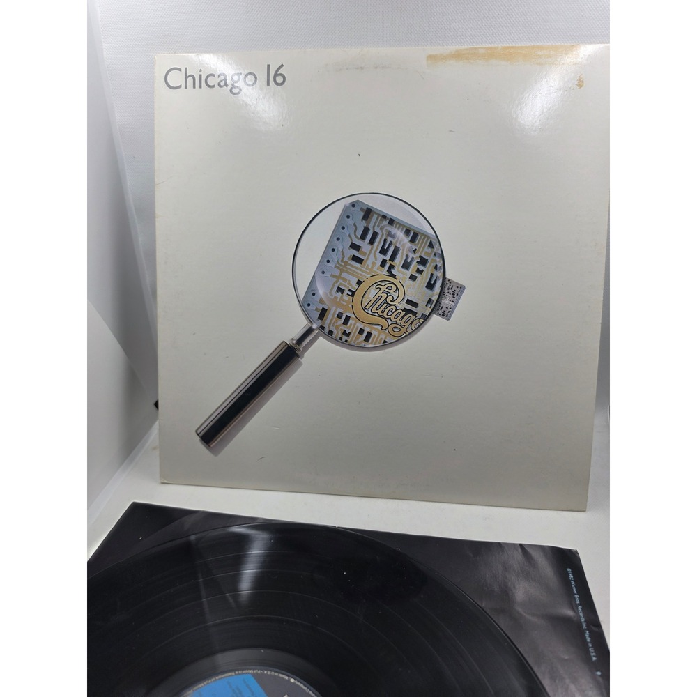 Chicago 16 Vinyl LP 1982 Full Moon Warner Bros 1-23689 Hard‎ To Say I'm Sorry